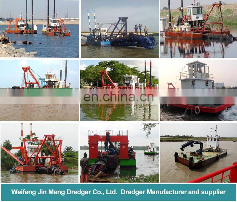 price of 20 inch cutter suction sand dredger machine with standard accessories from china for dredging river and sea