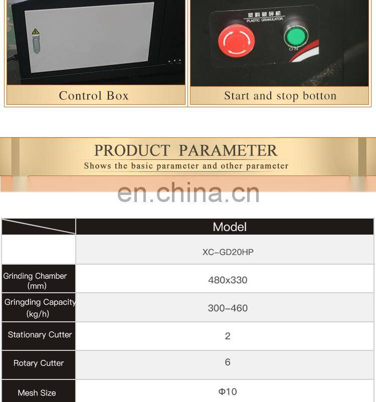 recycling plastic machine shredder crusher