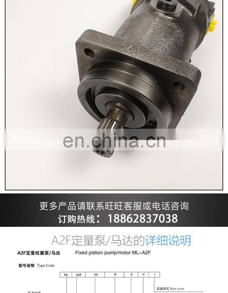 Oblique type plunger pump/motor A2F10.28.45.55.63.107.160 Quantitative pump
