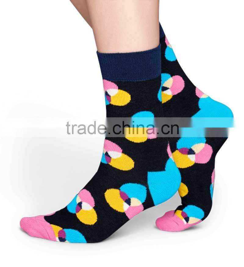 Custom High Quality Colorful Dress Socks For Man