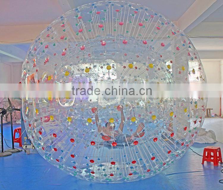 Human inflatable bowling ball water ice walking bubble ball for sale