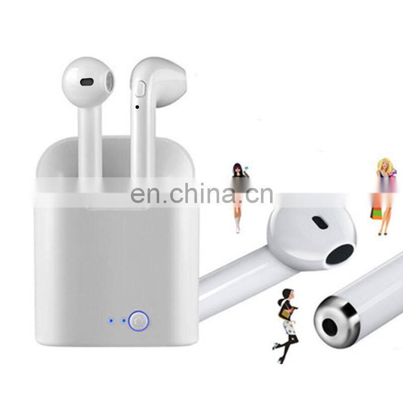 Cheap tws earbus Headphones Wireless Earbuds i7s TWS Earphones in-Ear Stereo Sound 2 Built-in Mic Earphones