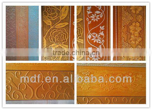 hdf embossed wall panel
