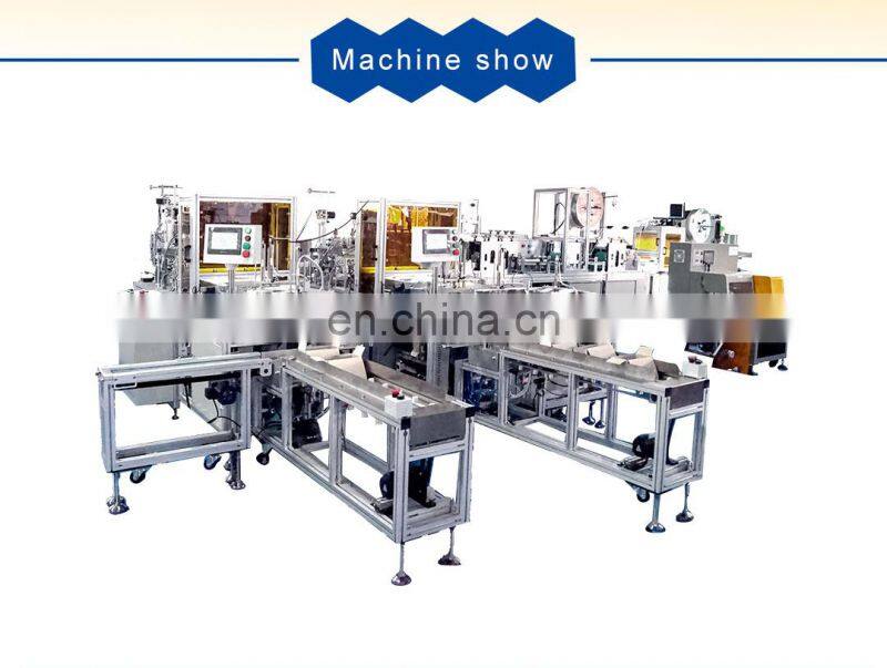 Automatic Surgical Mask Production Line with CCD Inspection System&Box Packing Function