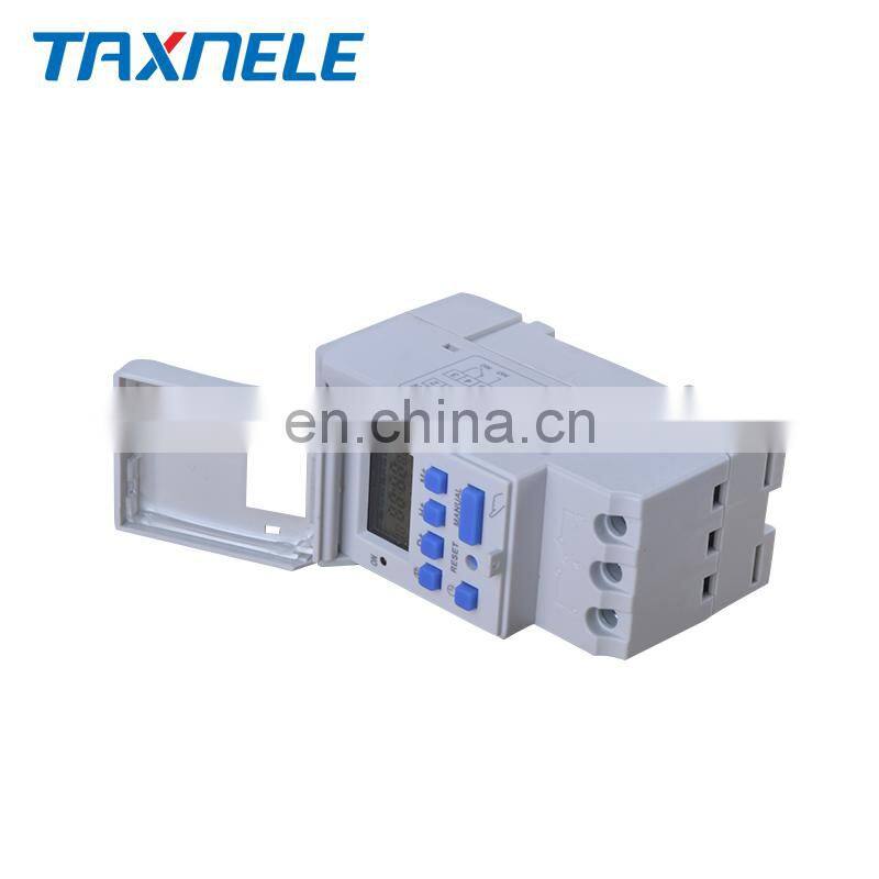 Electronic Weekly 7 Days Programmable Digital TIME SWITCH Relay Timer Control AC 220V 230V 12V 24V 48V 16A Din Rail Mount THC15A