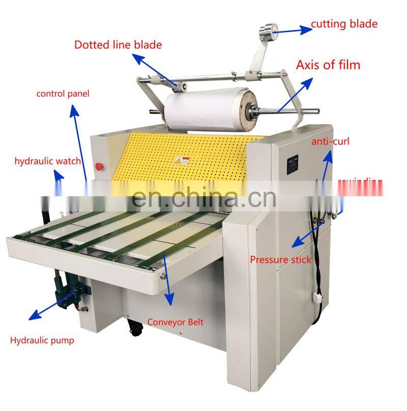 FM720A oil heating paper laminating machine double-sided laminating machine
