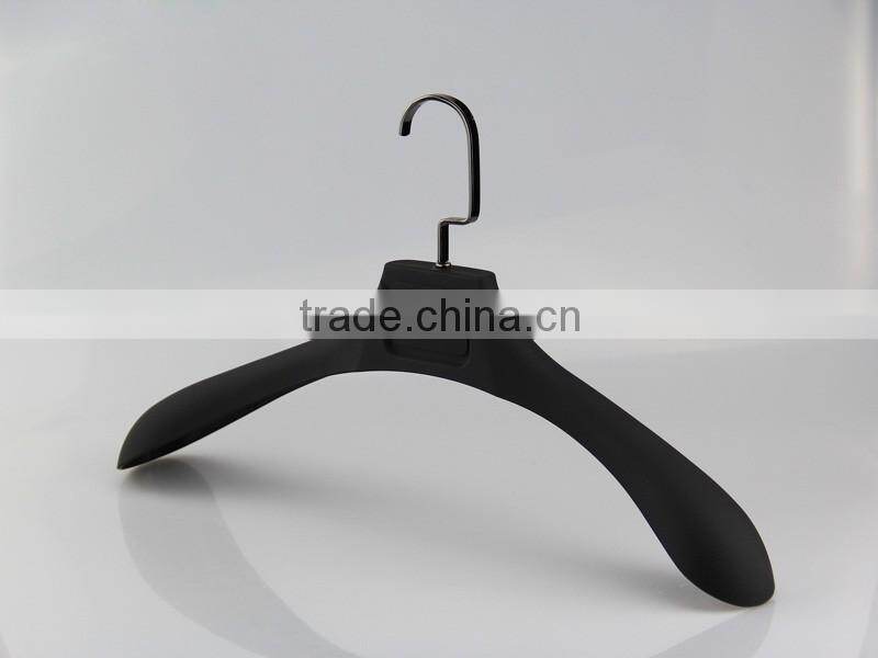 black square hook plastic rubber coated hanger for coats