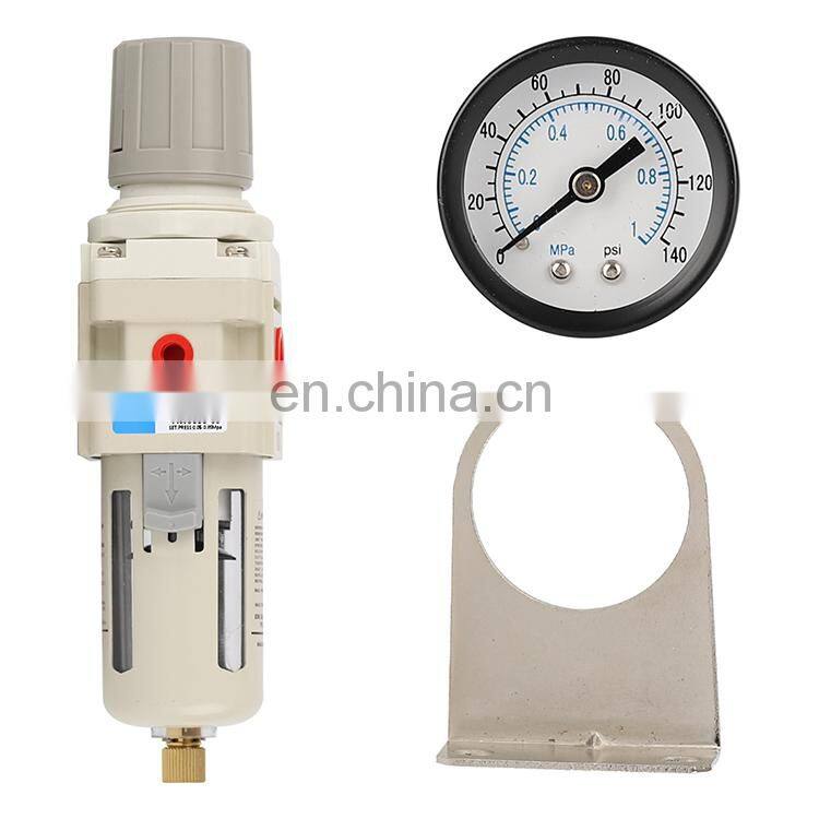 Combination AW3000-02 1/4 Inch Compressed Different Pressure Drain Air Filter Regulator Pneumatic Air Source Treatment