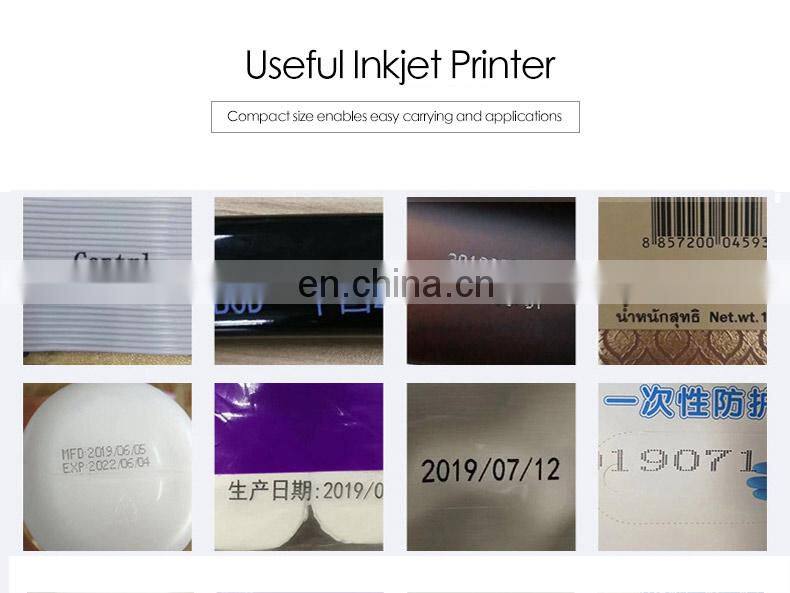 600DPI Handheld Inkjet Printer with Touch Color Screen Chinese/English Ink Cartridge