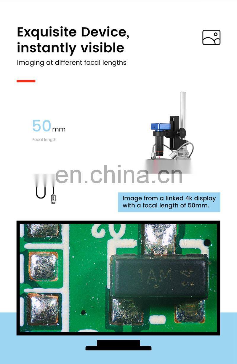 Andonstar AD1605 14MP 4K Ultra High Definition Electronic Microscope with 150X Industrial Microscope Camera Magnifier