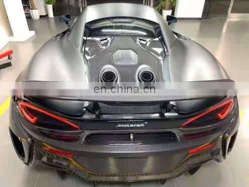 Runde Carbon Fiber Front Bumper Rear Bumper Side Skirt Spoiler Hood For Mclaren 540C 570S Upgrade 600LT Style Body Kit