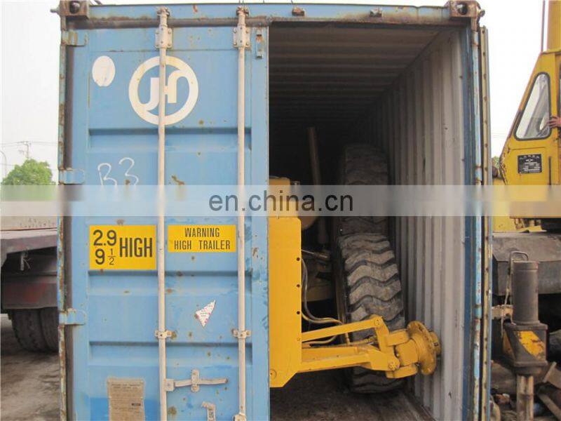 USA original CAT 12H motor grader loading, Caterpillar 12H load to Nigeria95% new cat 12H grader loading price cat machinery rcm