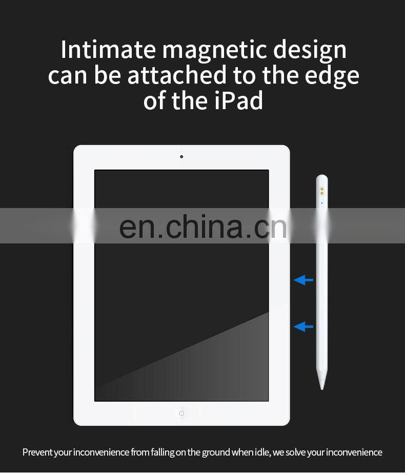 Active tablet stylus pen capacitive for iPad with Tilt Sensitive Magnetic suction charging Compatible with 2018 and later model