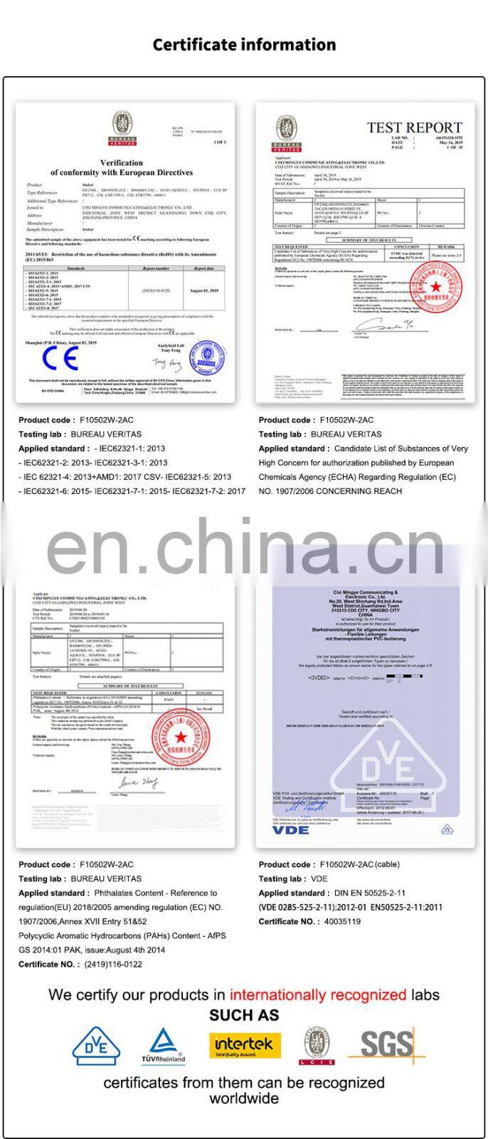 Water Proof Vertical French Tower Hidden Socket For desktop