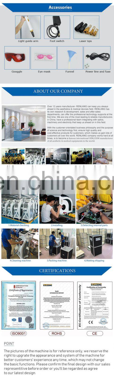 755nm New Style Picosecond Laser Tattoo Removal Machine Factory Price for Sale