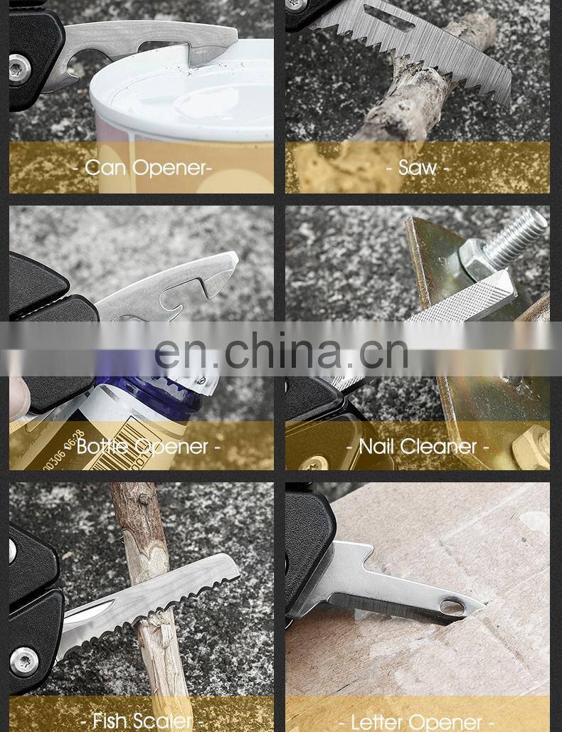 Amazon's New Multi-Purpose Outdoor Tools Outdoor Stainless Steel Wire Sriping Pliers Portable Foldable Pocket Pliers