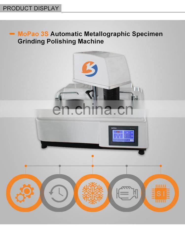 ISO granite and silver machine mopao3s metallographic polishing machineautomatic metallurgical grinding