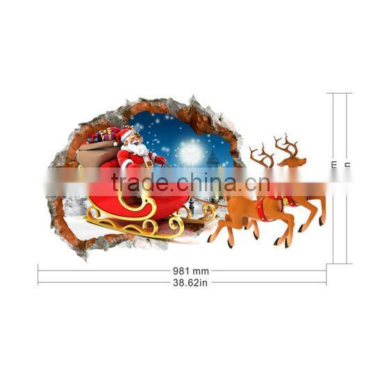 wholesale merry christmas home decro 3d lenticular pics for wall cover