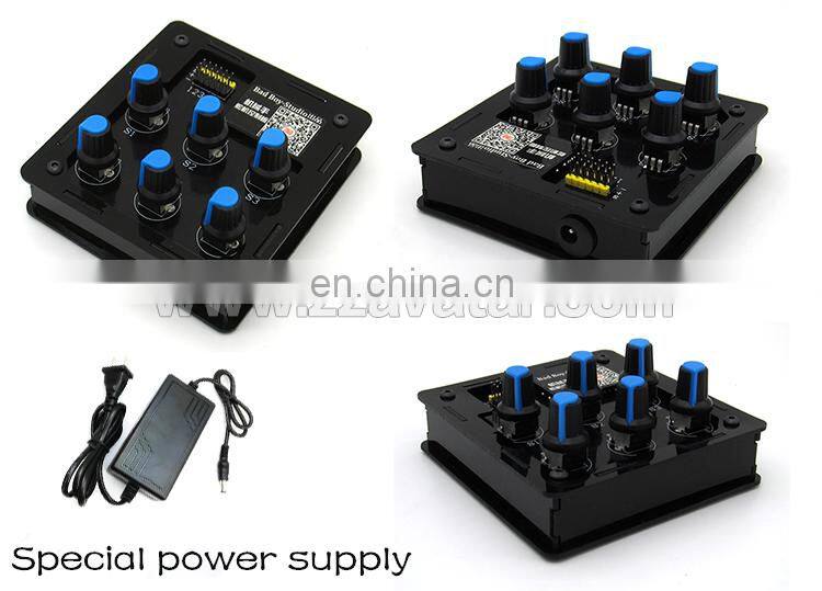 Main body black acrylic a little stainless steel 3D printed parts education model robot arm robotic arm manipulator