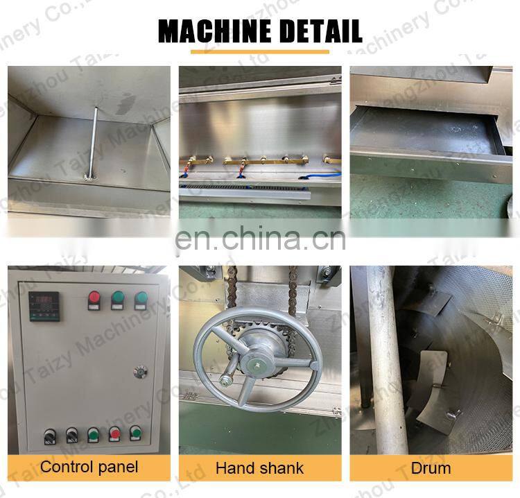 gas cashew nut roaster peanut pistachio nut roasting machine