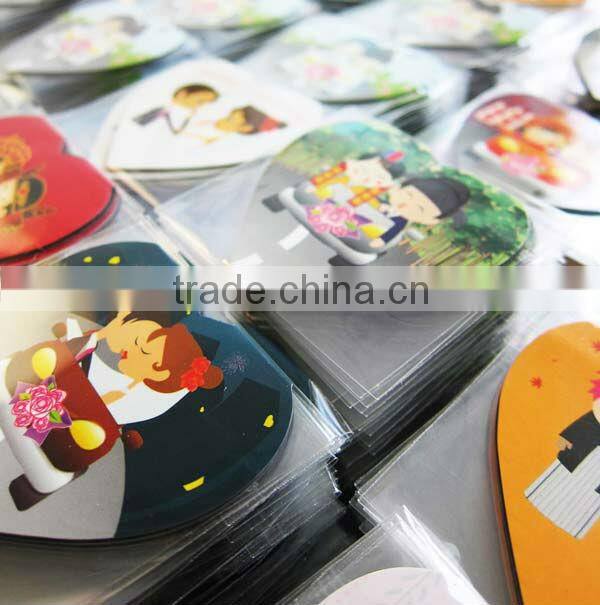 Custom promotional magnetic bookmark,folding bookmark