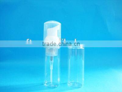 Hot sale 10oz PET soap foam pump bottle with 40mm foam pump/300ml cosmetic foam bottle with dispenser