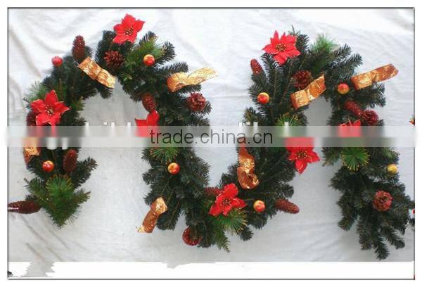 Plastic Christmas Ball Garland,Plastic Christmas Balls With Opening,Custom clear plastic christmas pvc garland
