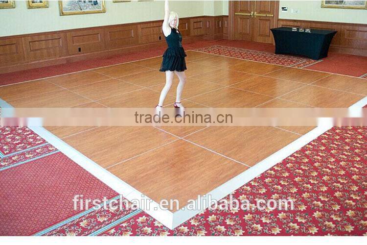 cheap portable wooden dance floor/used wedding disco dj party dance floor for sale
