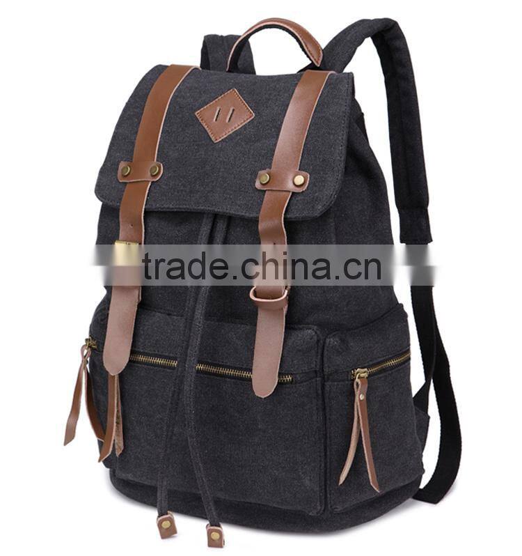 Travel Canvas Backpack Sport Rucksack Camping School Satchel