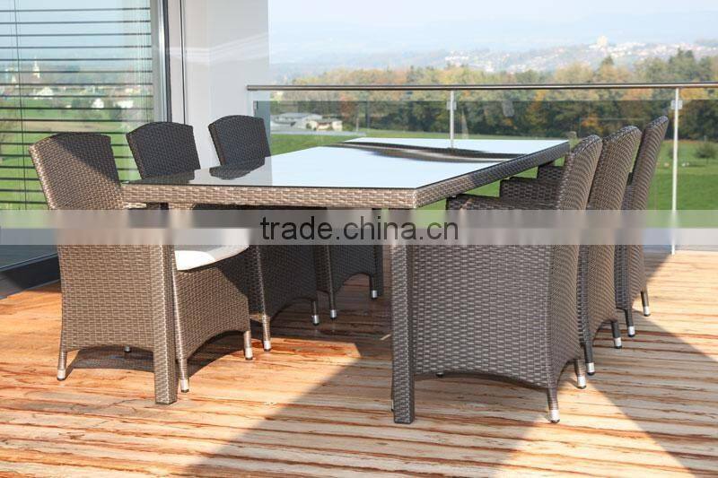 Famous design dining furniture wicker picnic table rattan wholesale picnic table