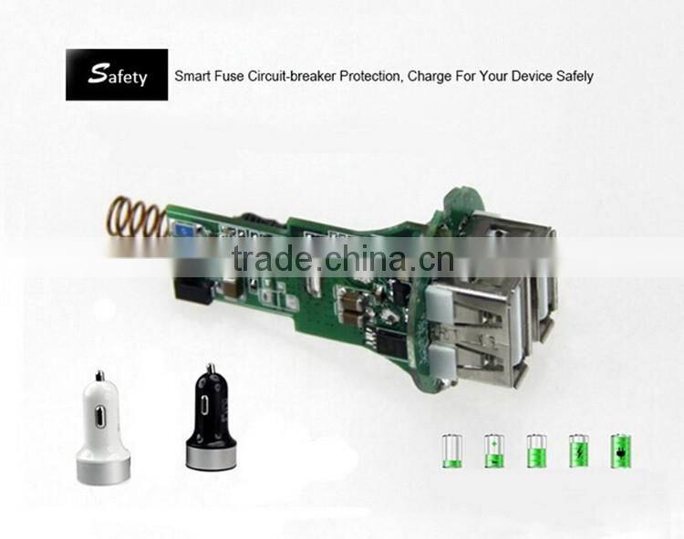 Portable 5V-1A Digital Solar Car Battery Charger For iPhone/iPod, All The Smart Phones