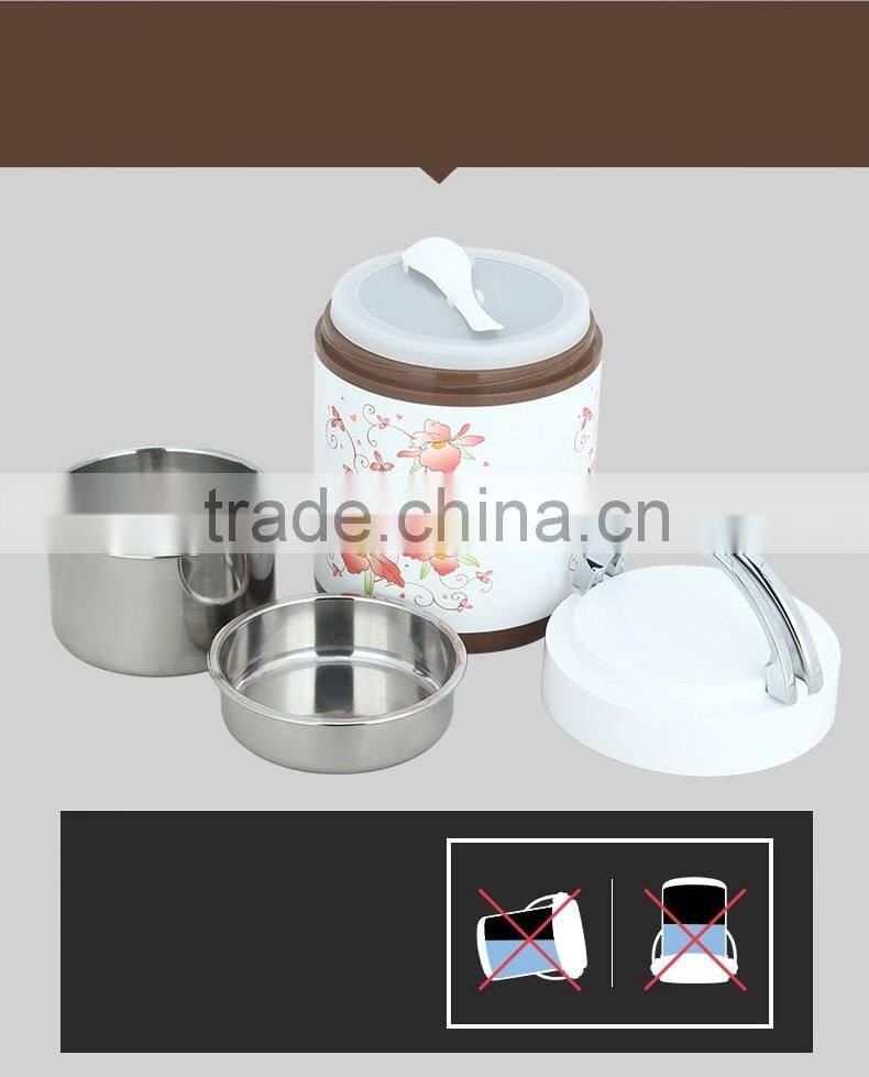 high quality stainless steel lunch box tiffin carrier 304 for children