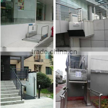 3.5m outdoor wheelchair lift for the disabled people/products for disabled people