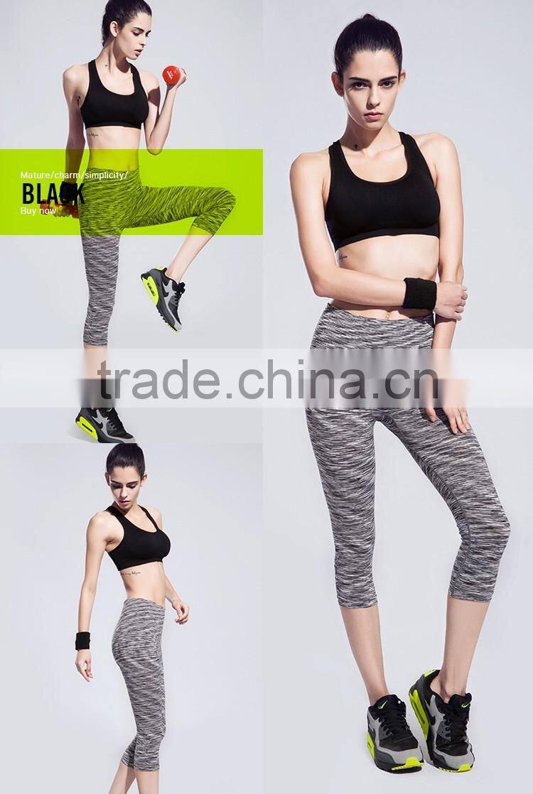 2015 Hot Selling Women Polyester Spandex Printed Legging Custom