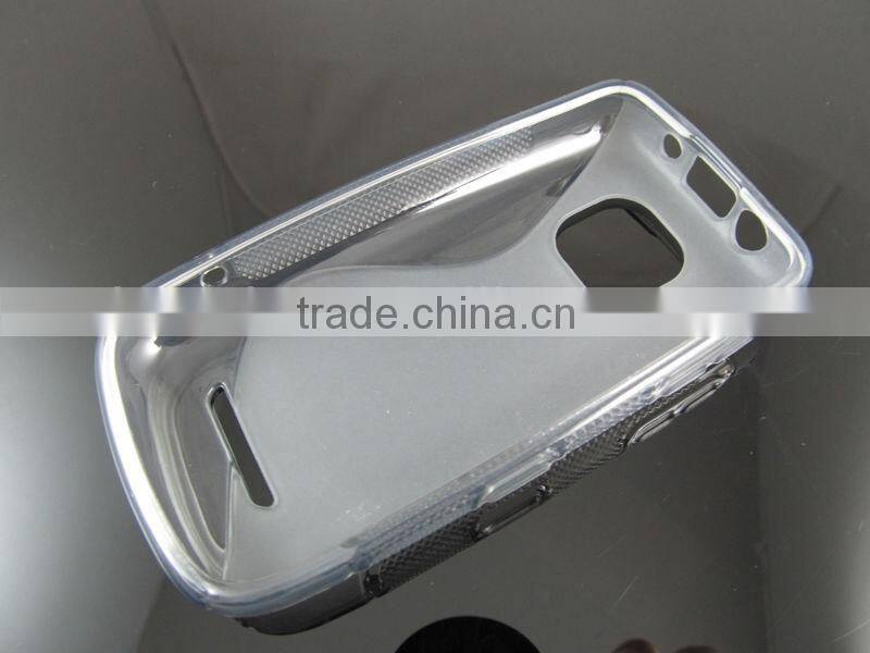 Wave line silicone phone case for Nokia ASha 3110