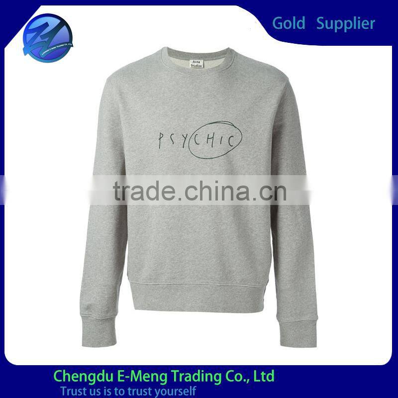 Plain light blue o-neck men t-shirt custom wholesale