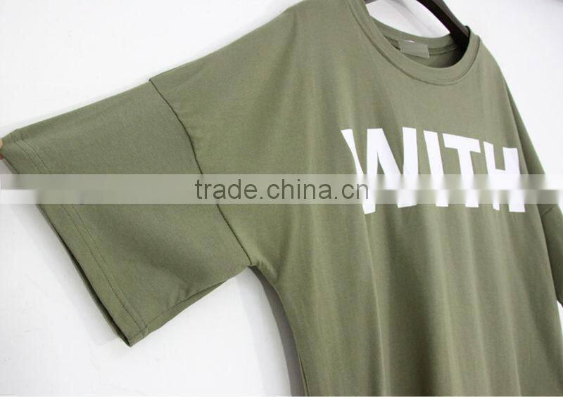 Cotton leisure t-shirt OEM