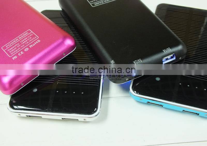 Touch Control 10000mAh Mobile Solar Charger