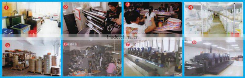 silk screen double sides printed Beer/baverage Bottle label sticker