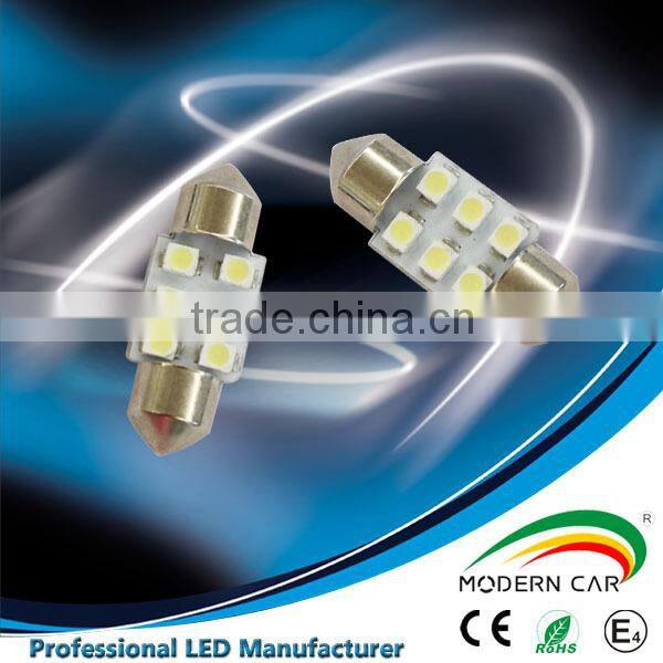CE certification High power Festoon led 5630 5050 COBSMD 12v 8w led car bulb
