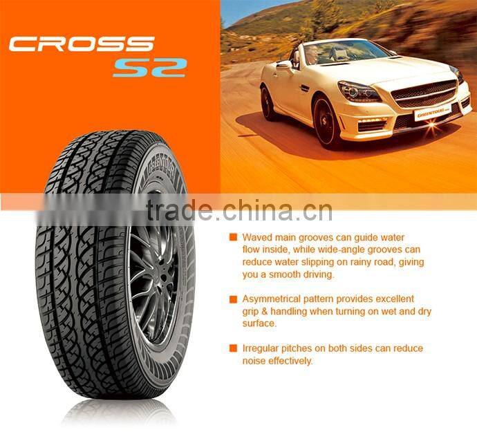 Top quality grade CROSS S2 Hot selling semi radial car tire for suv