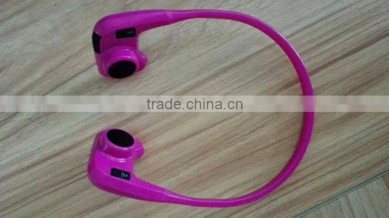 Super Advanced Bone Conduction Bluetooth Headset Mp3 Player with 8GB Memory and 10M Waterproof