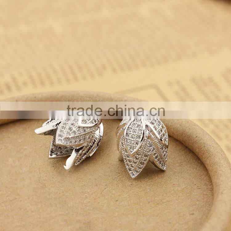 S839 for chain necklace, Stainless steel clasp crimp