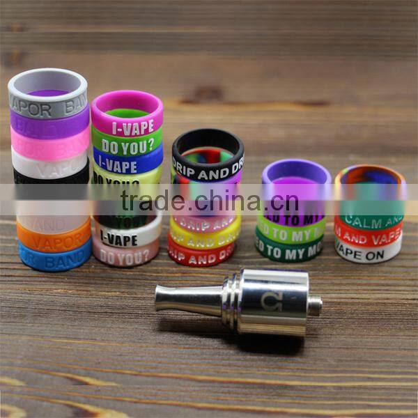 Silicone vape ring custom anti-scalded silicone ring bands for mechanical mod