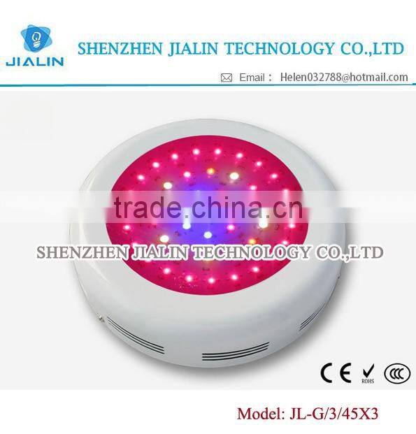 JL-G/3/45X3 2015 hot sale 45X3 Watt UFO LED Plant Light DIY for Gardening plants