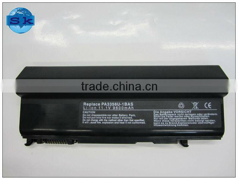 11.1V 9600mAh Genuine Lithium Battery for Toshiba Dynabook TX, PABAS054, PABAS066, PA3588U-1BRS