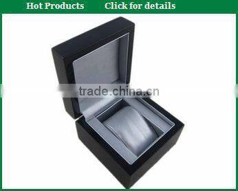 Single Frosted Orange Leather Watch Box