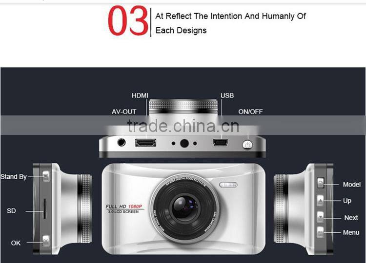 China factory wholesale dash cam with cheapest price 3.0 inch LCD screen car dvr