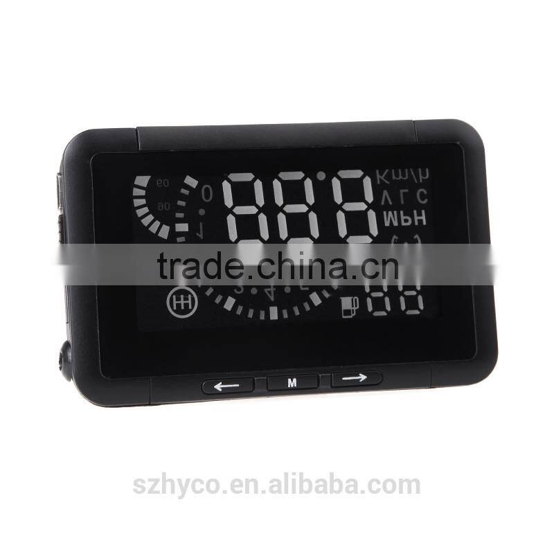 LED Car HUD Head Up Display With OBD2 Interface Plug & Play car Speeding Warn System lcd W01