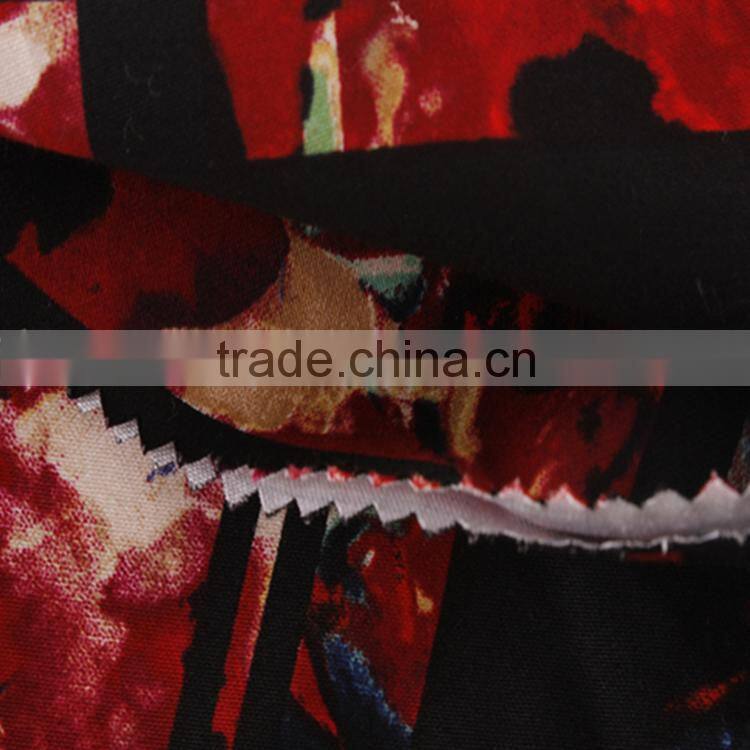 100% cotton fabric printing knit jesrey textiles china wholesale use for lady clothing